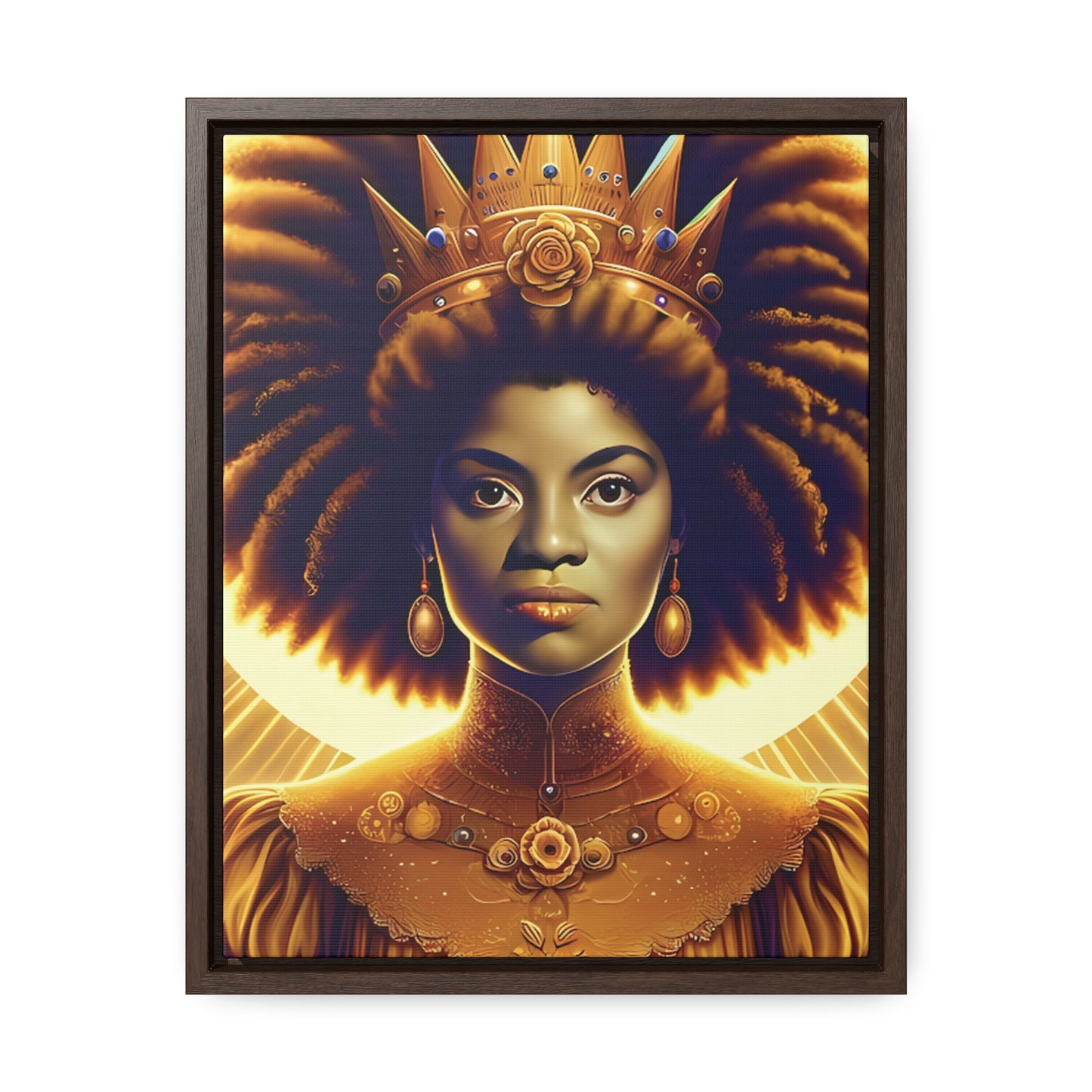 Young Ida B. Wells Afrofuturism Portrait