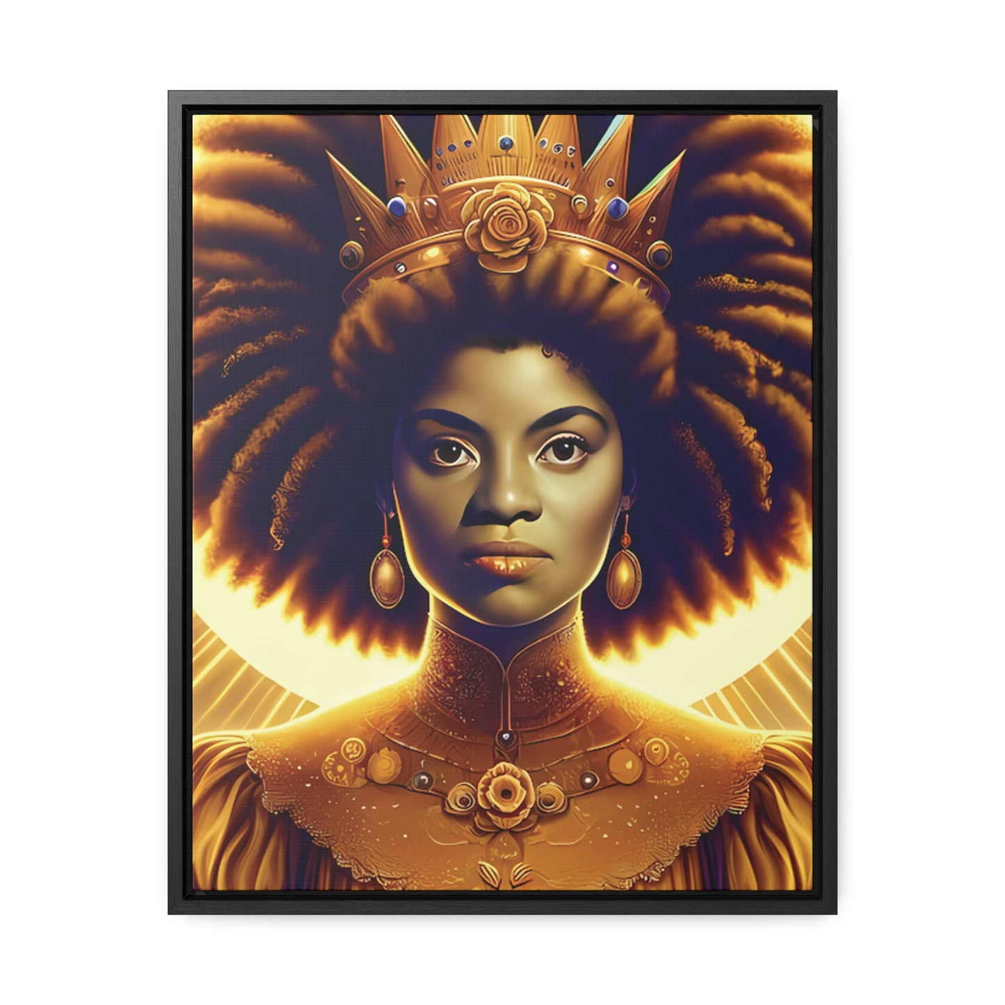 Young Ida B. Wells Afrofuturism Portrait
