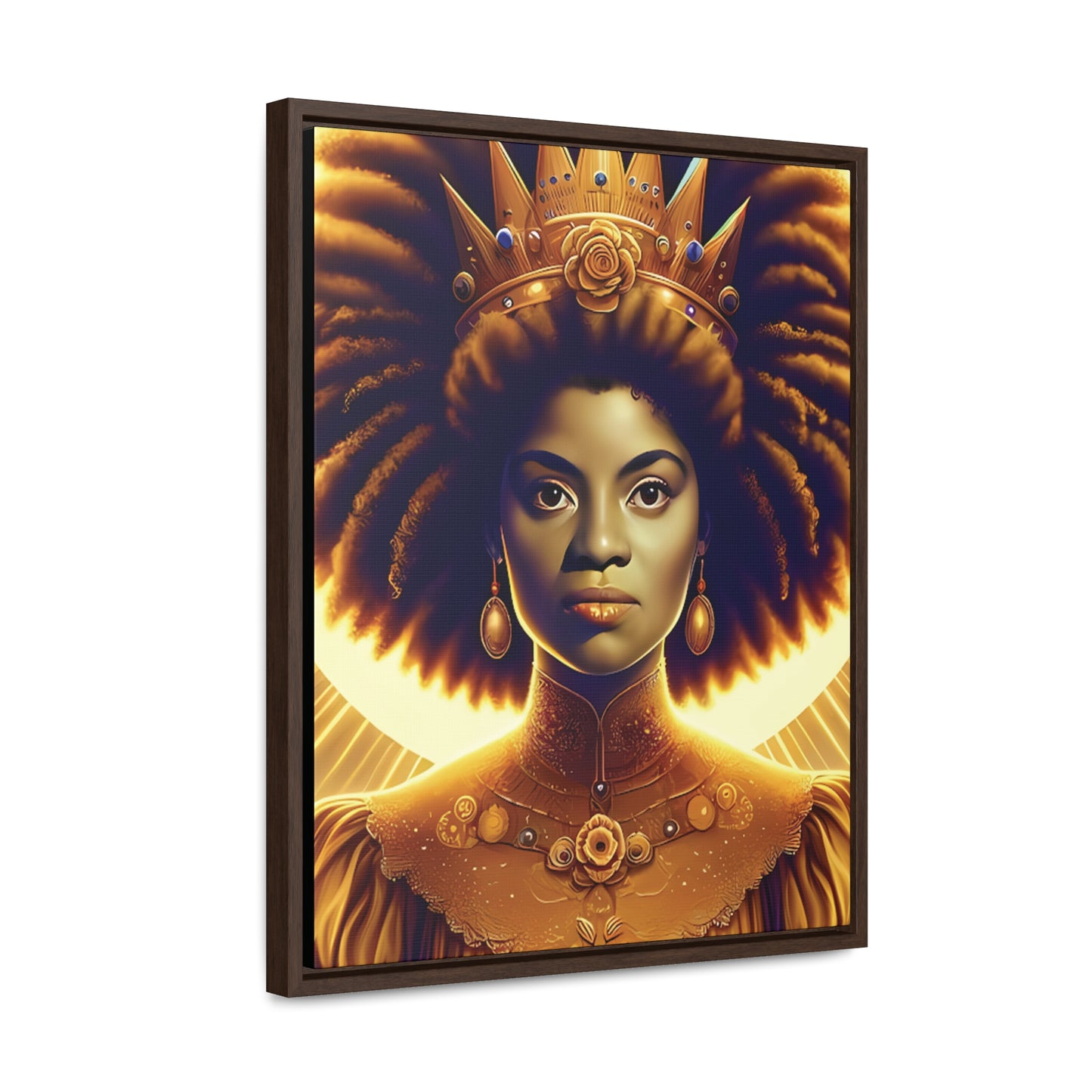 Young Ida B. Wells Afrofuturism Portrait