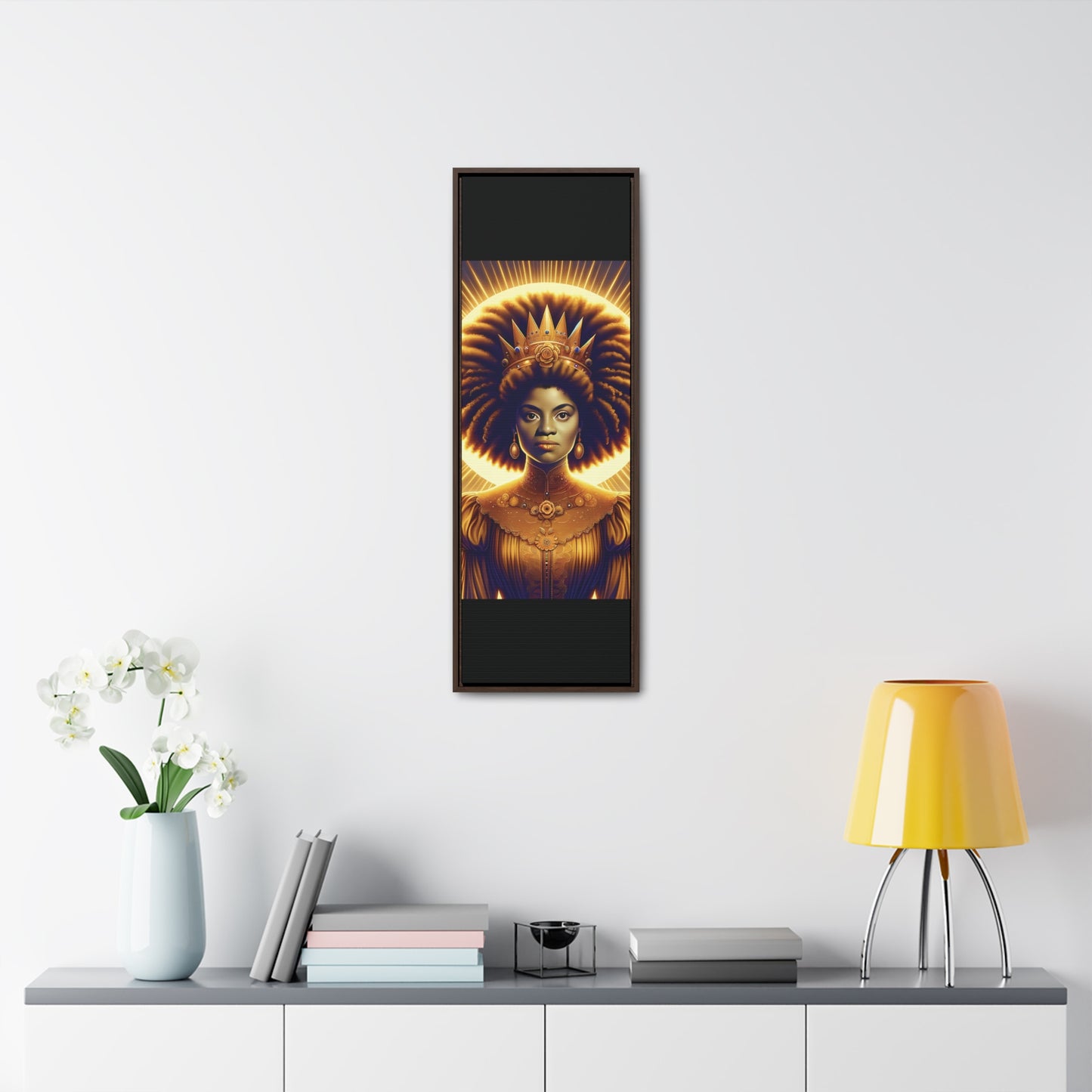Young Ida B. Wells Afrofuturism Portrait