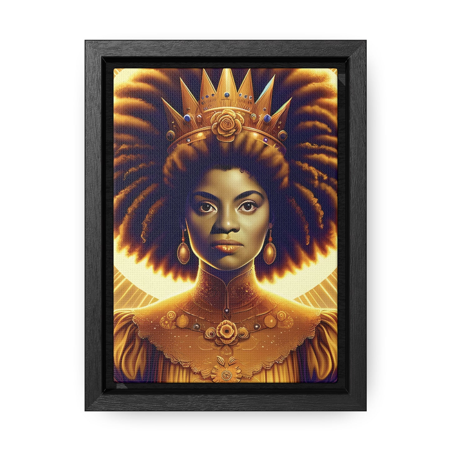 Young Ida B. Wells Afrofuturism Portrait