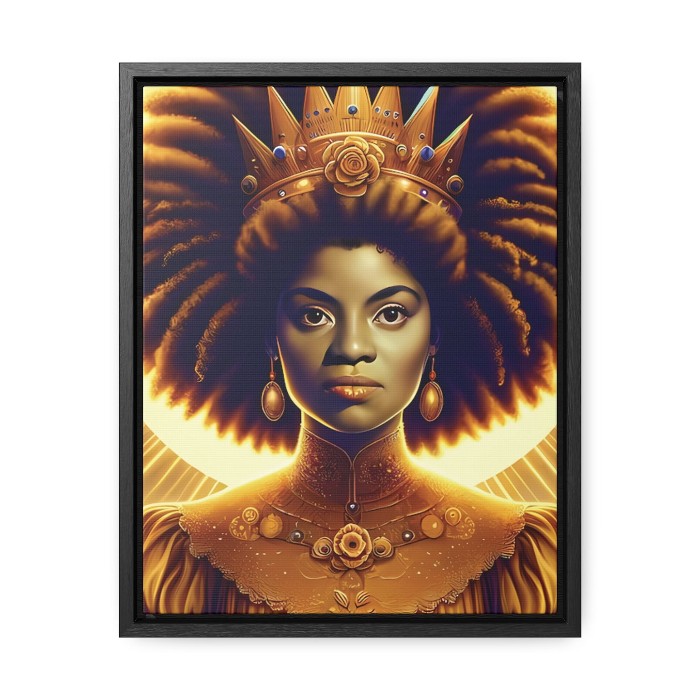 Young Ida B. Wells Afrofuturism Portrait