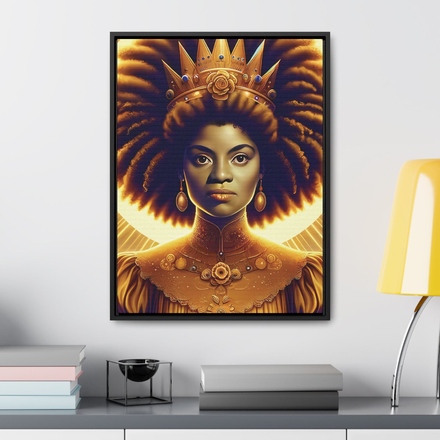 Young Ida B. Wells Afrofuturism Portrait