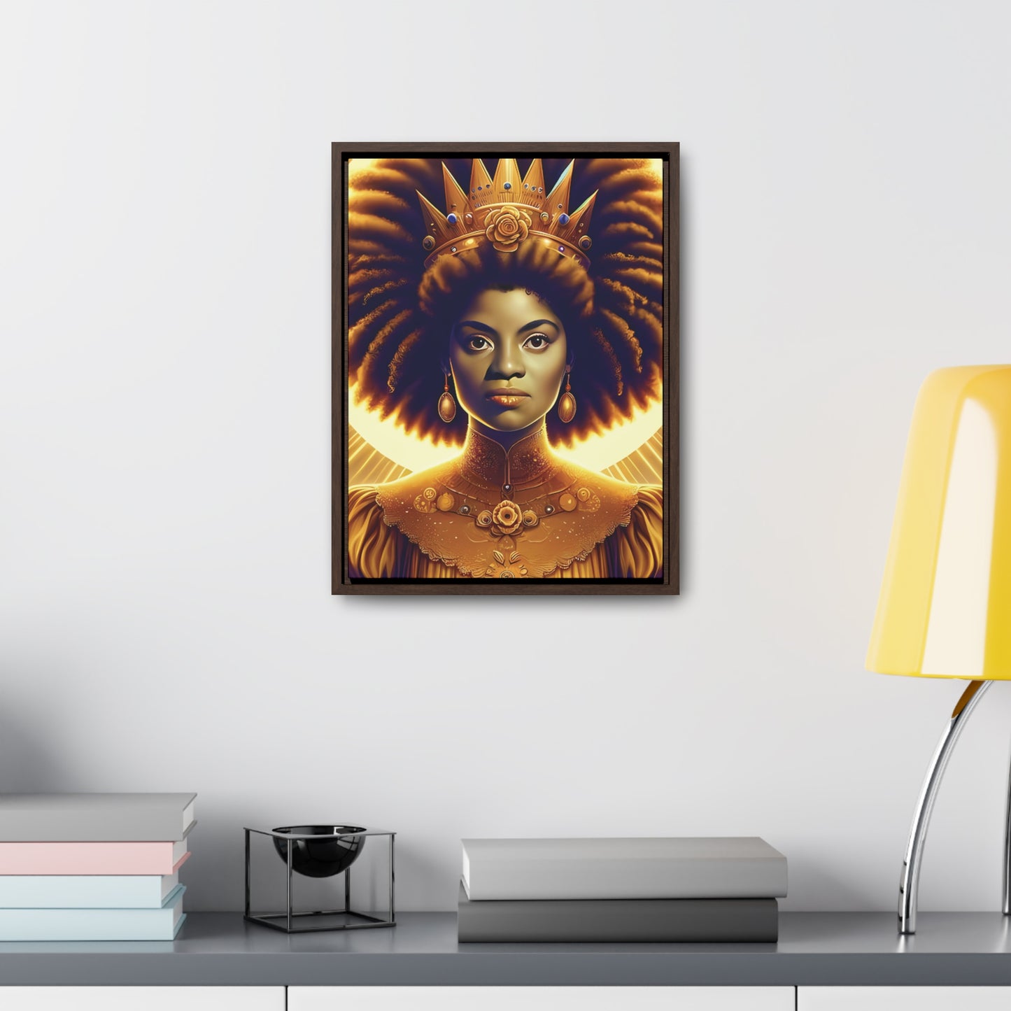 Young Ida B. Wells Afrofuturism Portrait