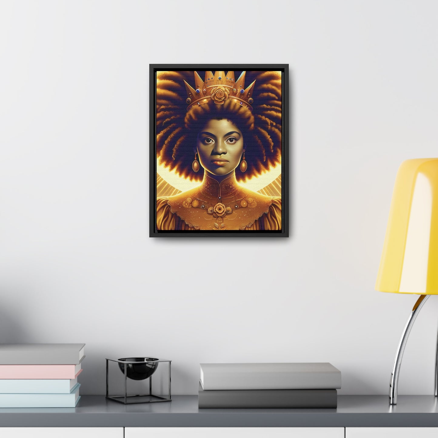 Young Ida B. Wells Afrofuturism Portrait