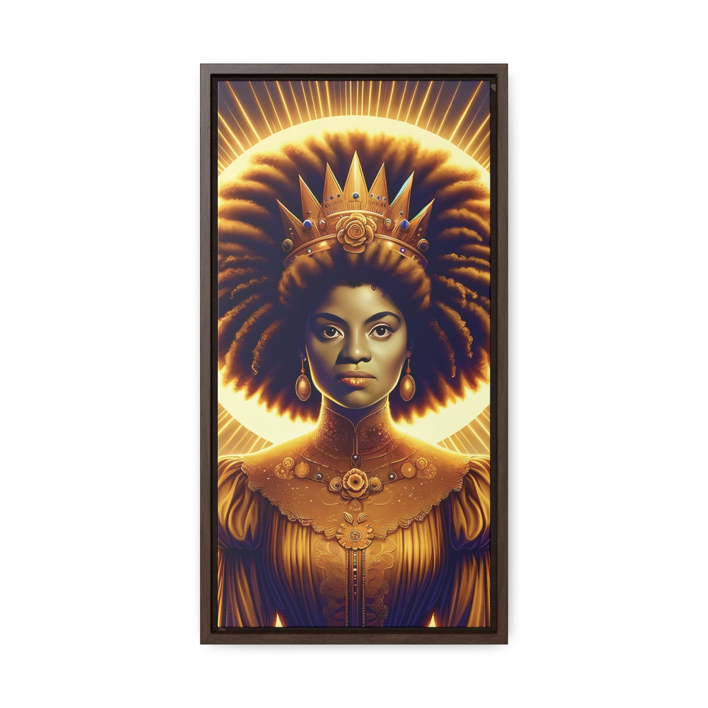 Young Ida B. Wells Afrofuturism Portrait