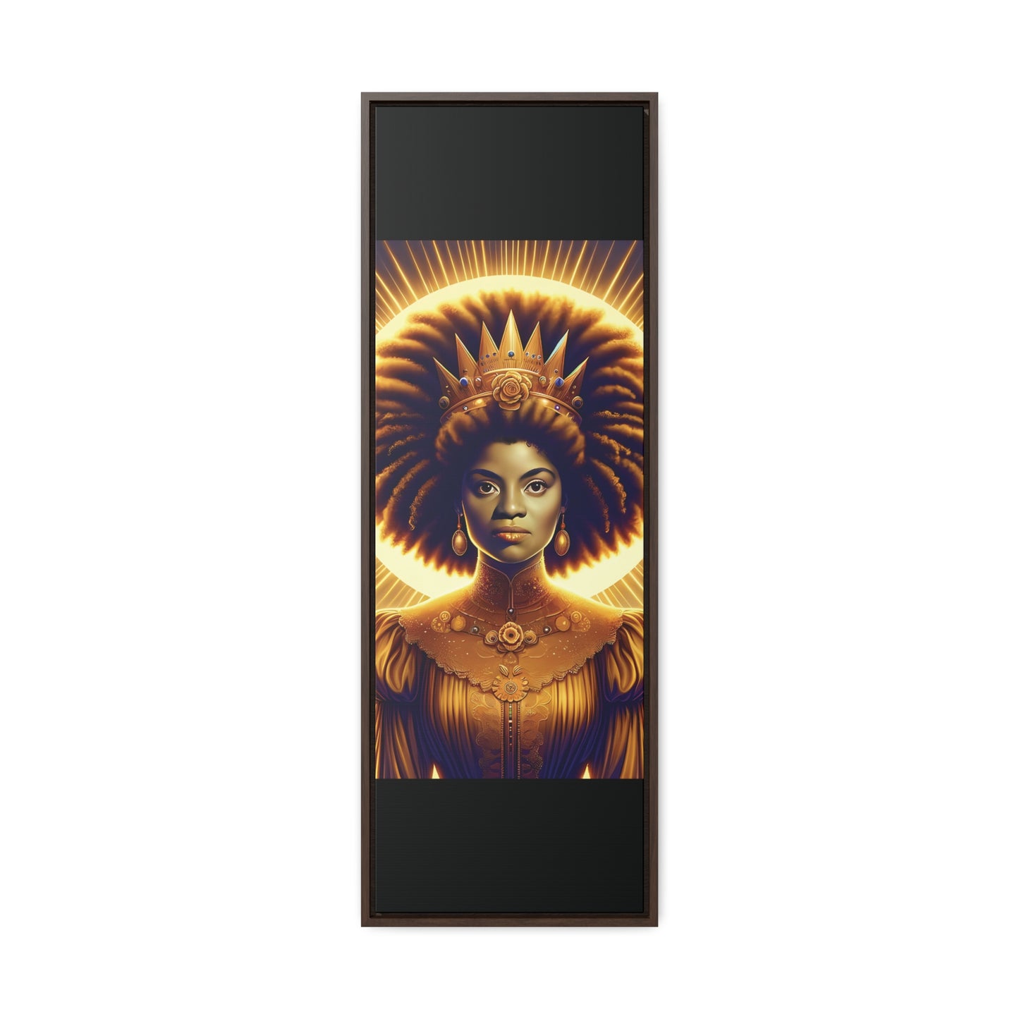 Young Ida B. Wells Afrofuturism Portrait