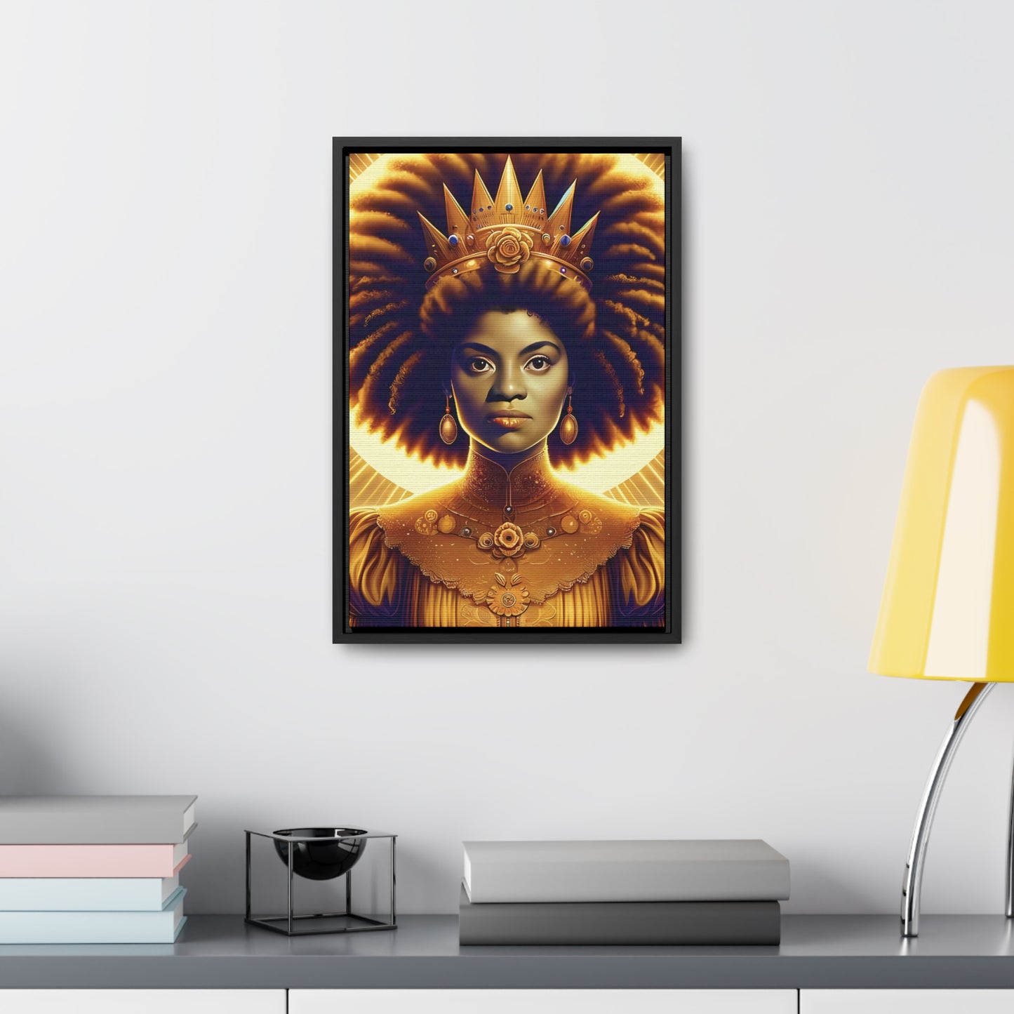 Young Ida B. Wells Afrofuturism Portrait