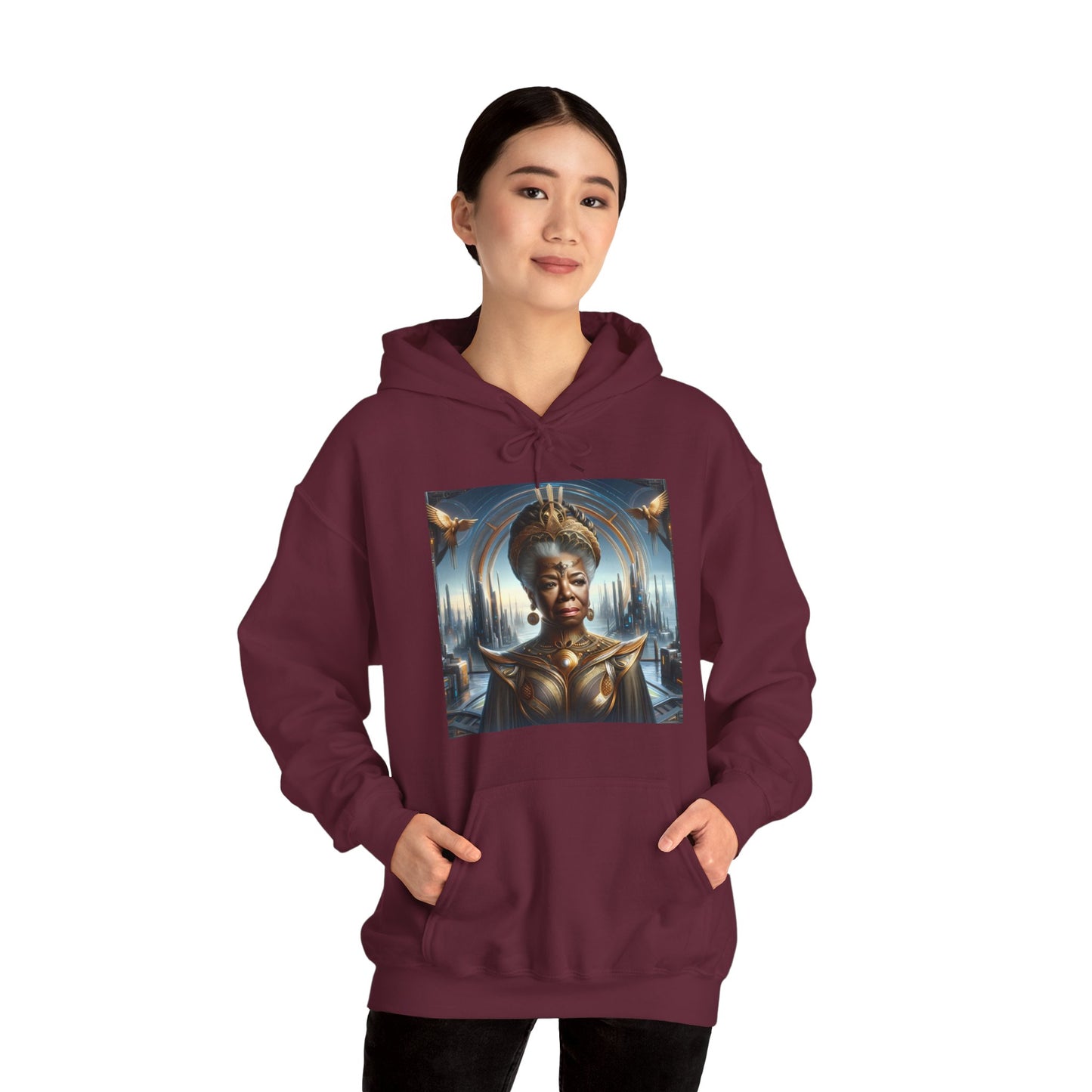 Maya Angelou Afrofuturism Hoodie
