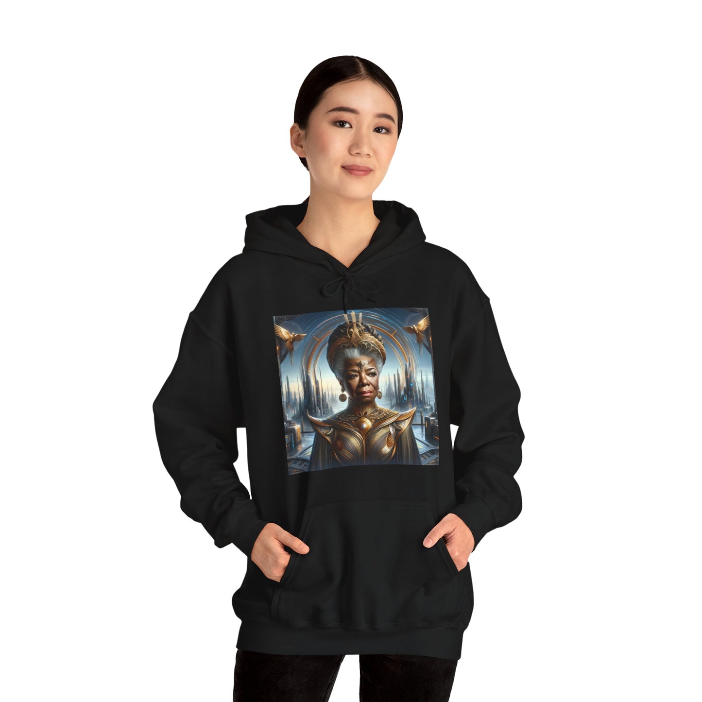 Maya Angelou Afrofuturism Hoodie