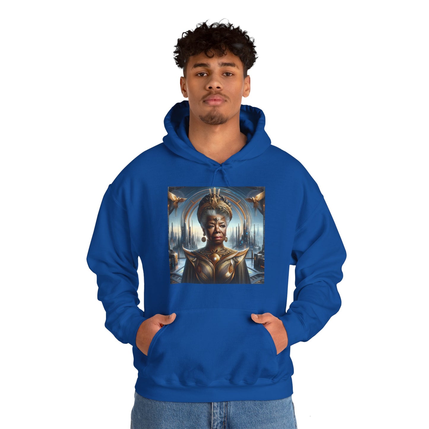 Maya Angelou Afrofuturism Hoodie