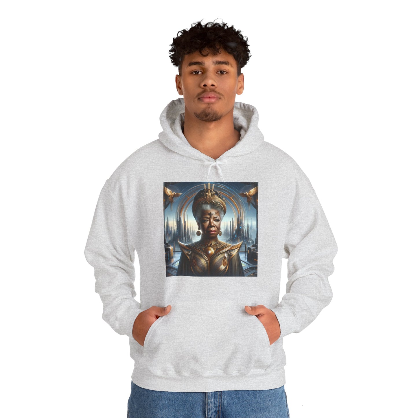Maya Angelou Afrofuturism Hoodie