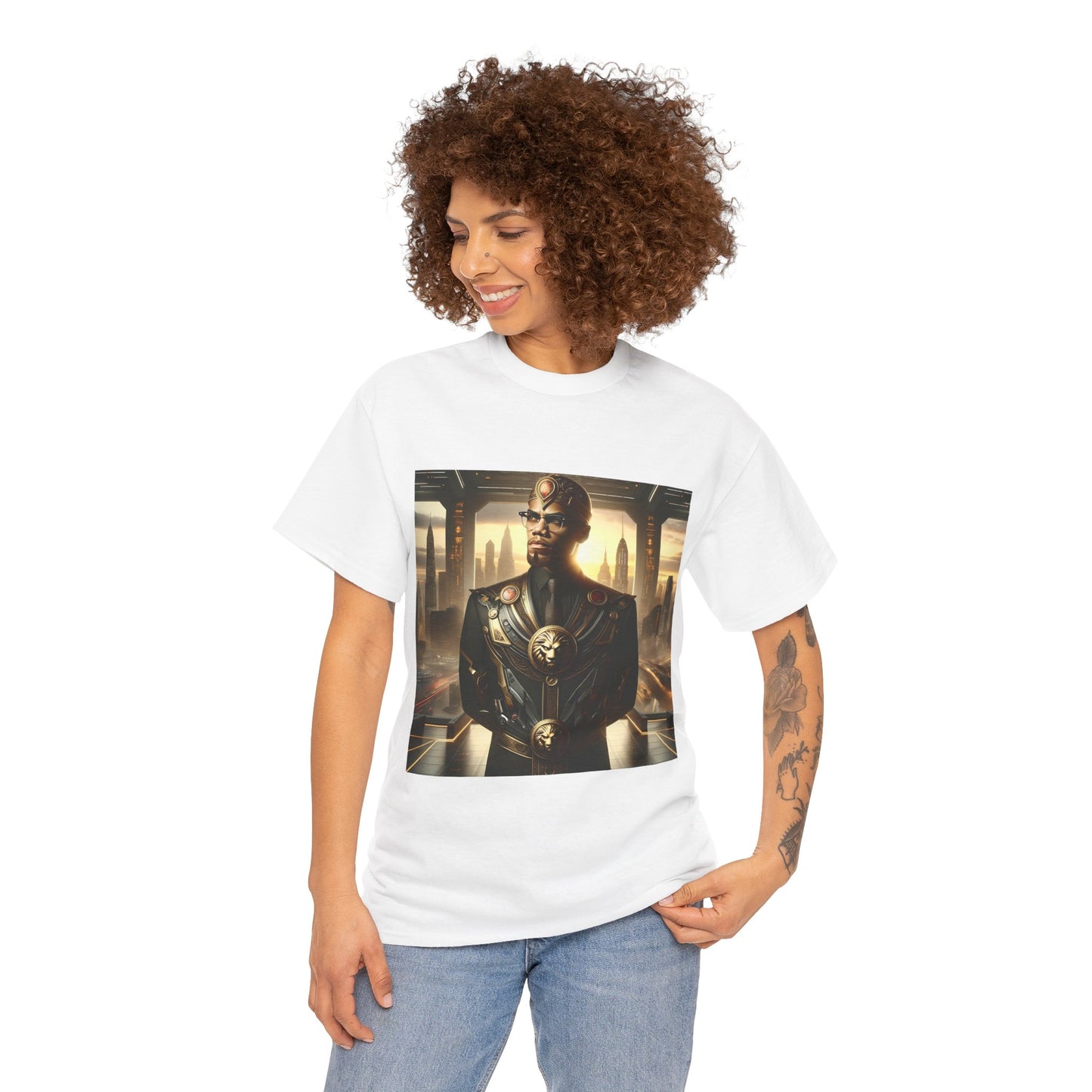 Malcolm X Afrofuturism Tee