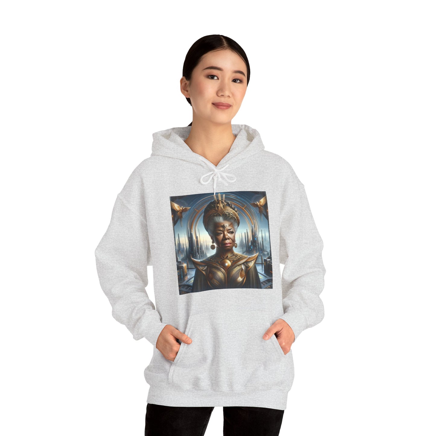 Maya Angelou Afrofuturism Hoodie