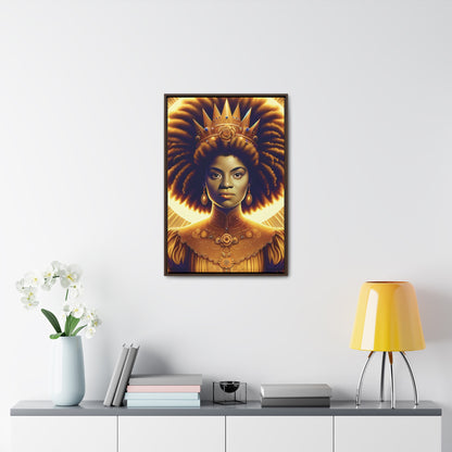 Young Ida B. Wells Afrofuturism Portrait