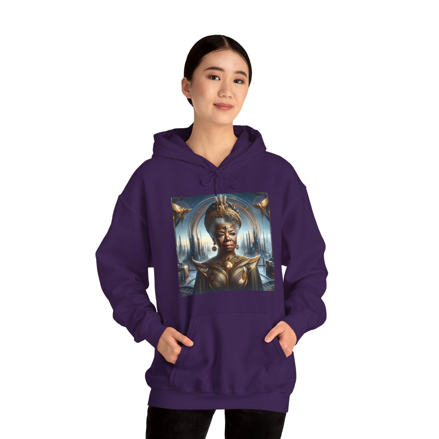 Maya Angelou Afrofuturism Hoodie
