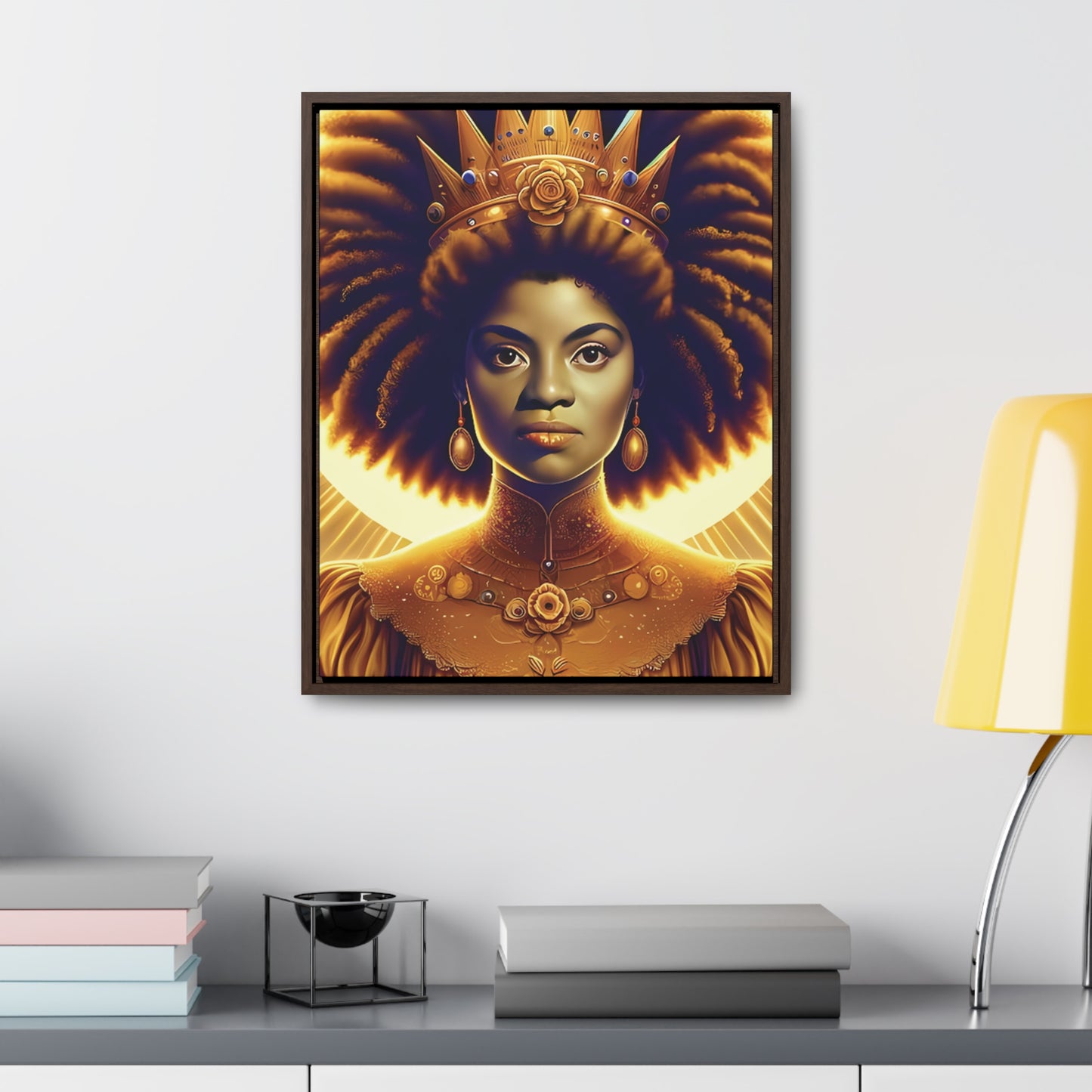 Young Ida B. Wells Afrofuturism Portrait
